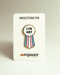 1 Year HRT Milestone Pin