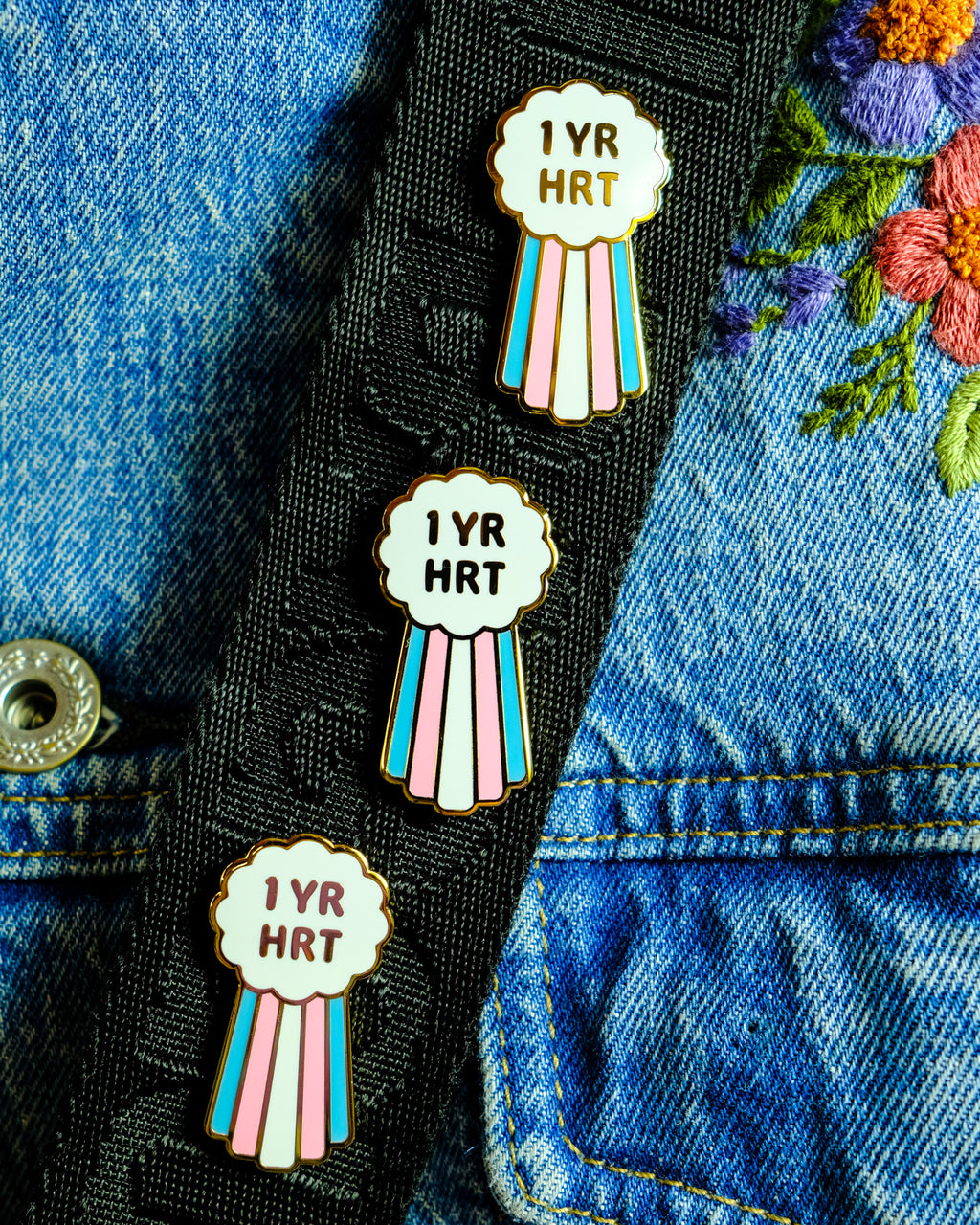 1 Year HRT Milestone Pin