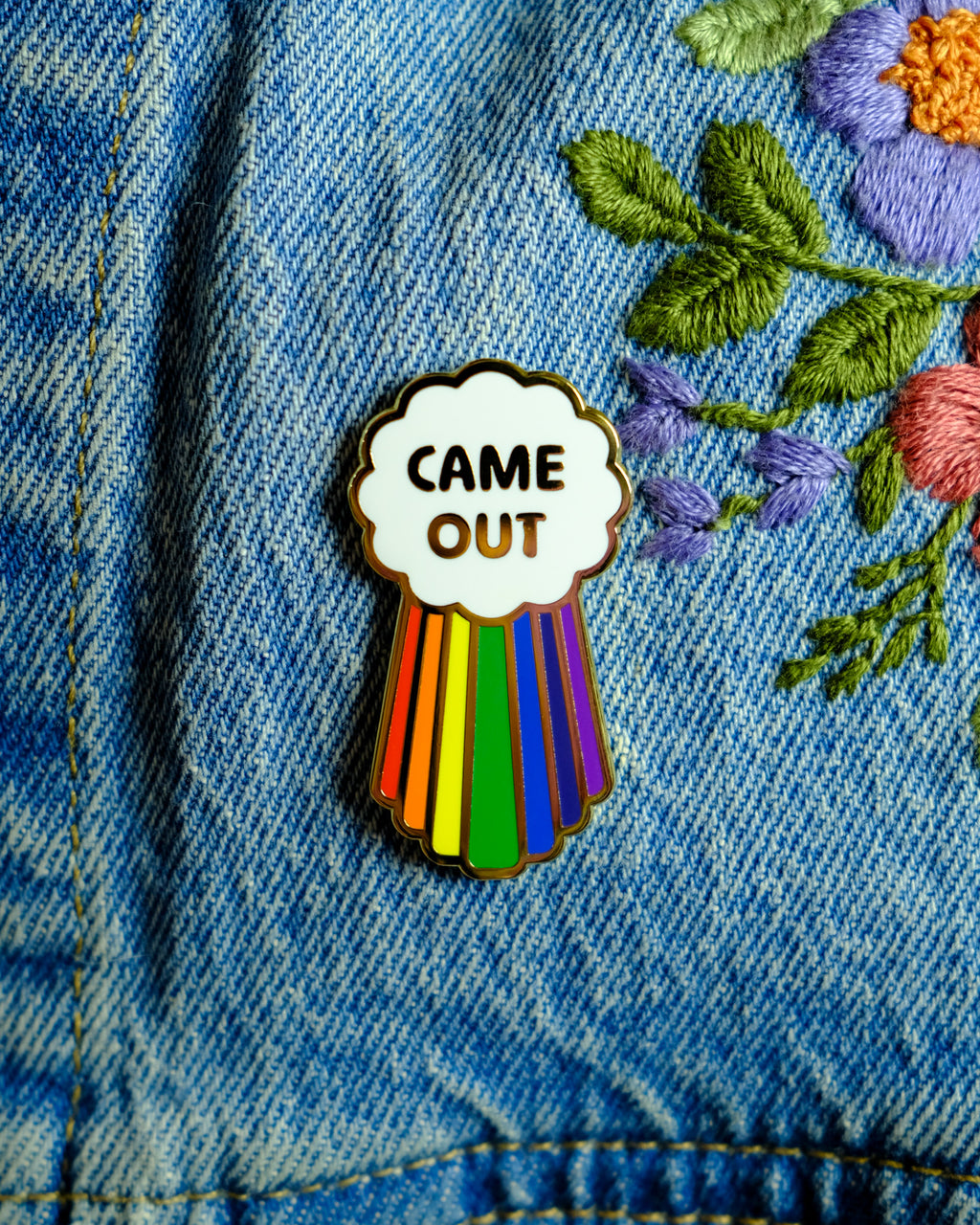 Came Out Milestone Pin