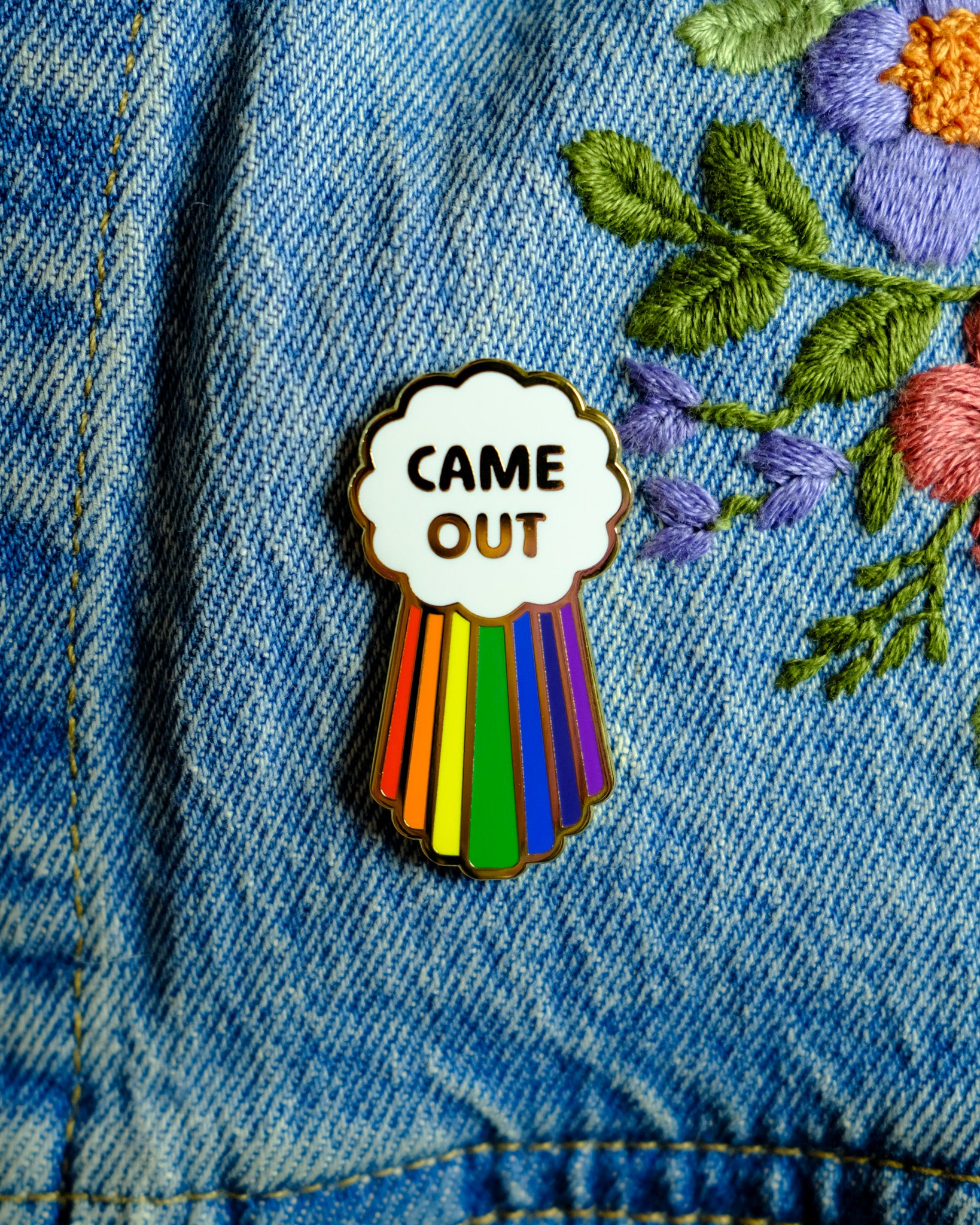 Came Out Milestone Pin