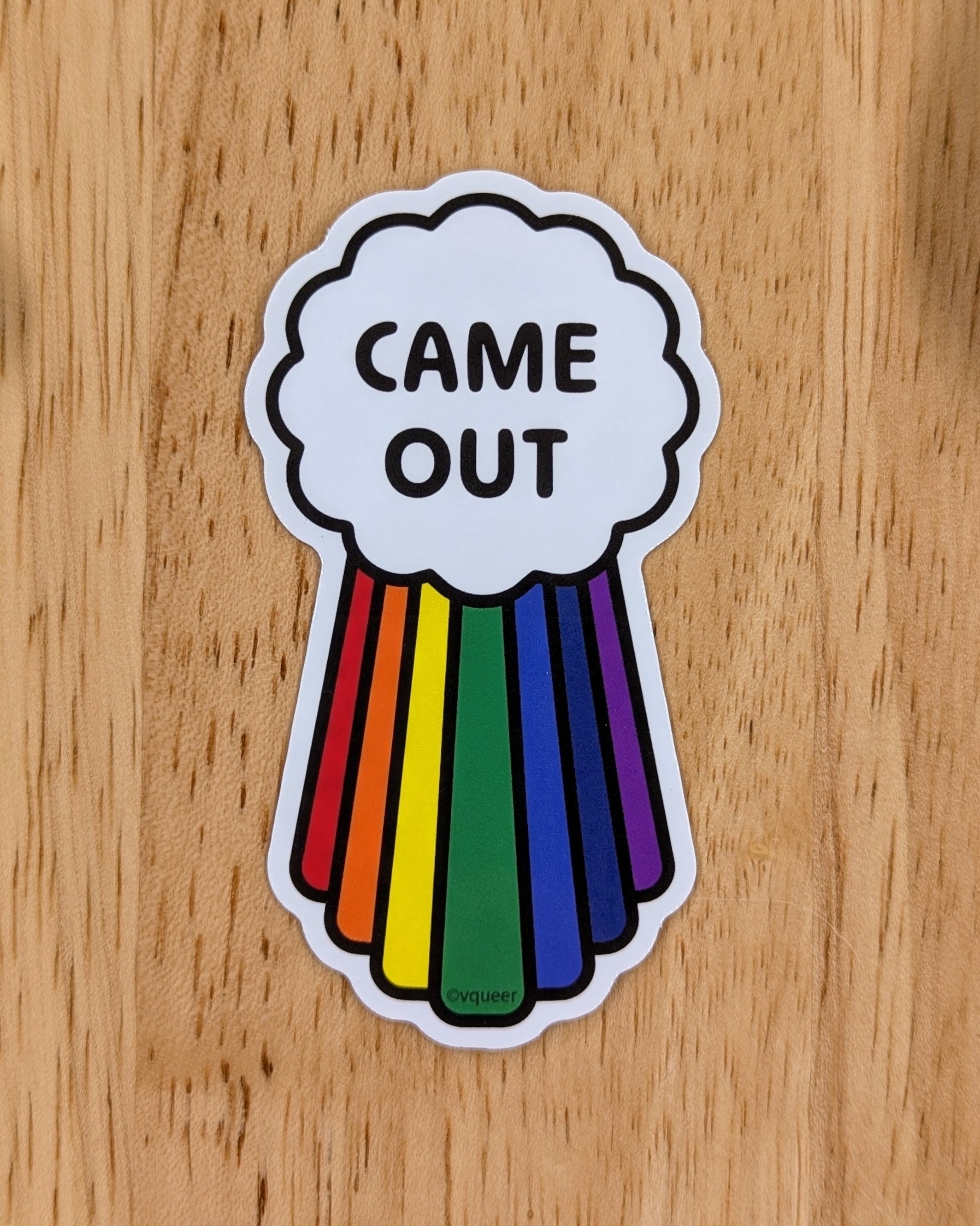 Came Out Milestone Sticker